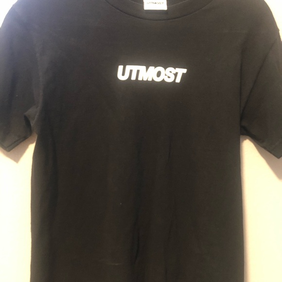 Black UTMOST Logo Tee from Zumiez - Picture 1 of 3
